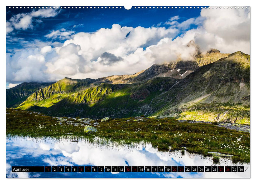 Salzburger Land. Wasser (CALVENDO Premium Wandkalender 2024)