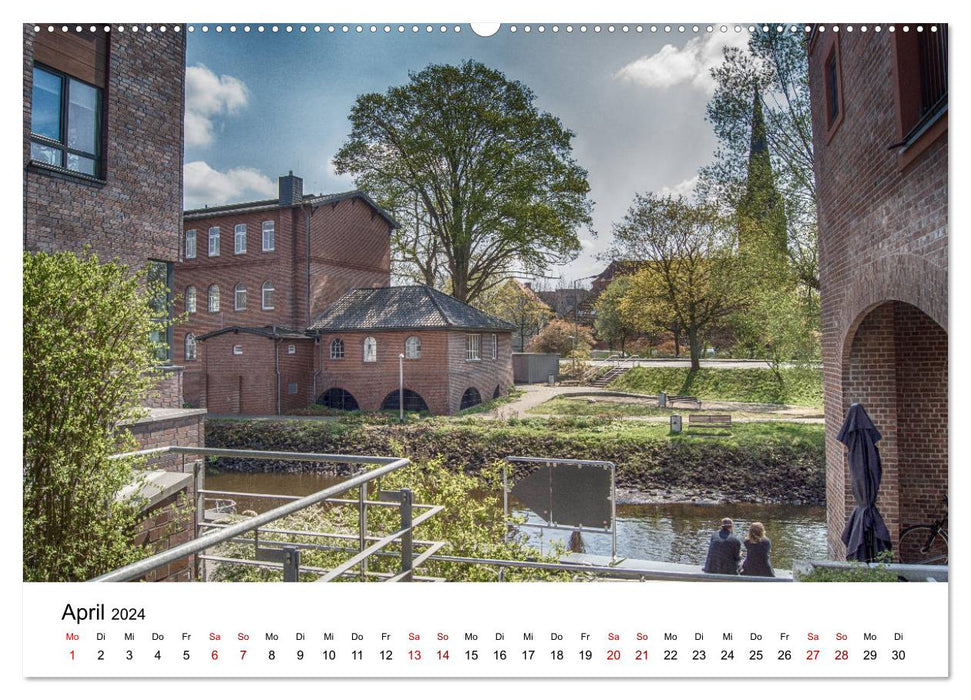 Buxtehude - Eine Perle in Niedersachsen (CALVENDO Wandkalender 2024)