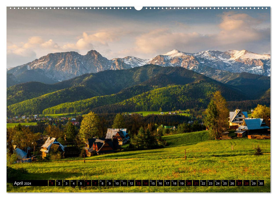 Tatras. Pologne et Slovaquie (Calvendo Premium Wall Calendar 2024) 