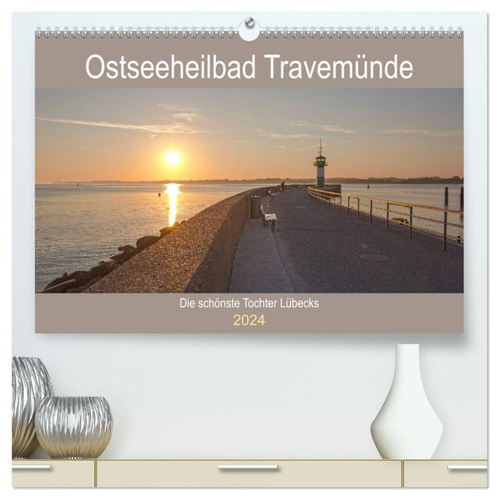Spa de la mer Baltique Travemünde - La plus belle fille de Lübeck (Calendrier mural CALVENDO Premium 2024) 