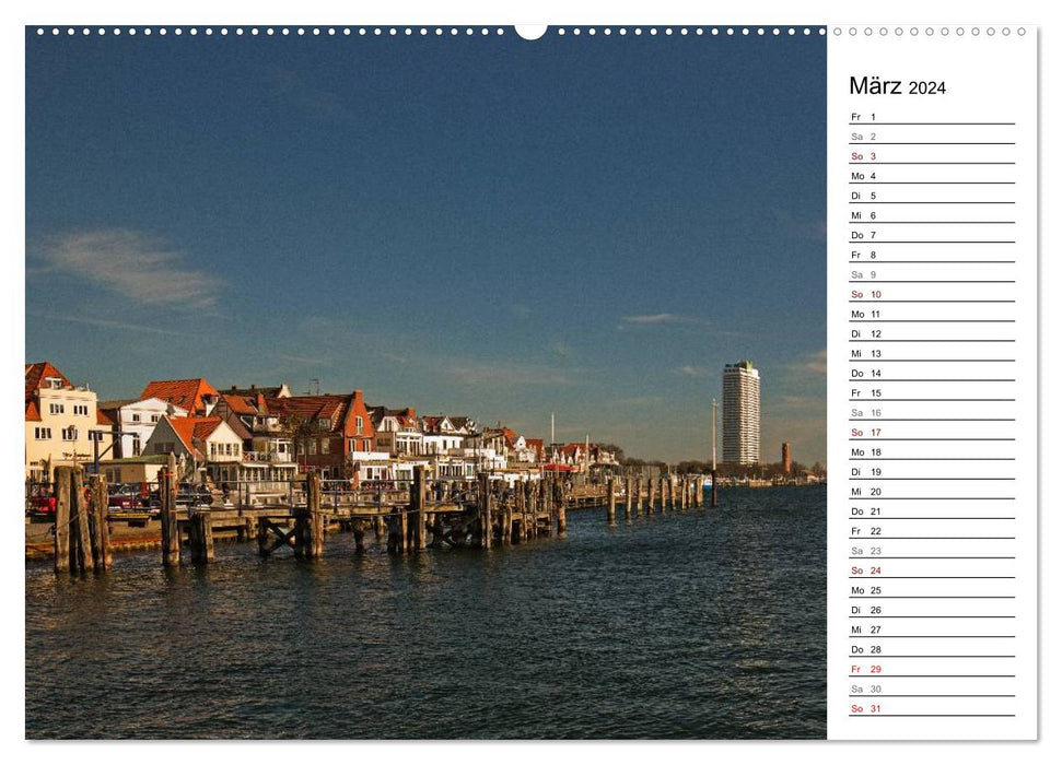 Baltic Sea spa Travemünde - The most beautiful daughter in Lübeck (CALVENDO Premium Wall Calendar 2024) 