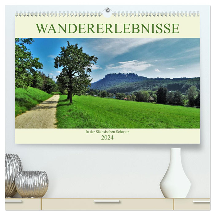 Expériences de randonnée en Suisse saxonne (Calendrier mural CALVENDO Premium 2024) 