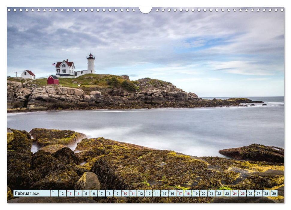 Lighthouses - Maritime beacons on the coasts (CALVENDO wall calendar 2024) 