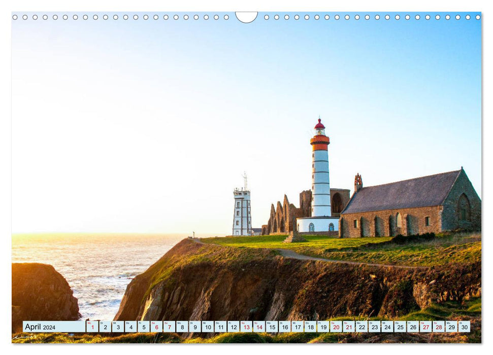 Lighthouses - Maritime beacons on the coasts (CALVENDO wall calendar 2024) 