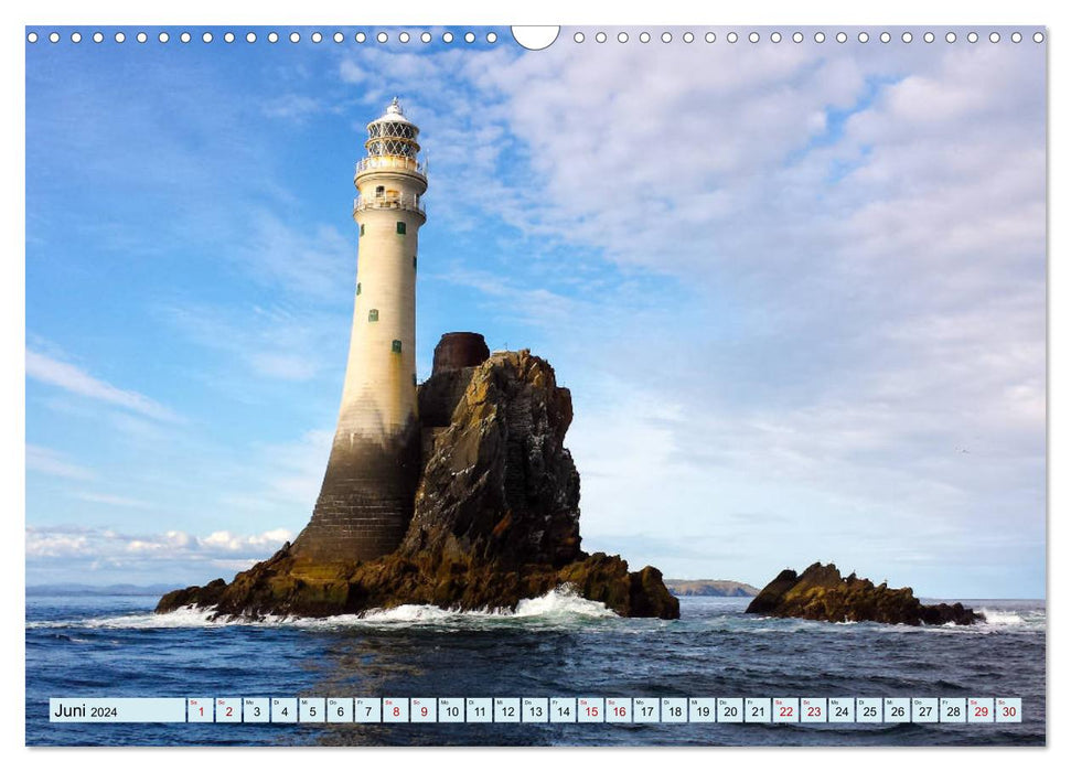 Lighthouses - Maritime beacons on the coasts (CALVENDO wall calendar 2024) 