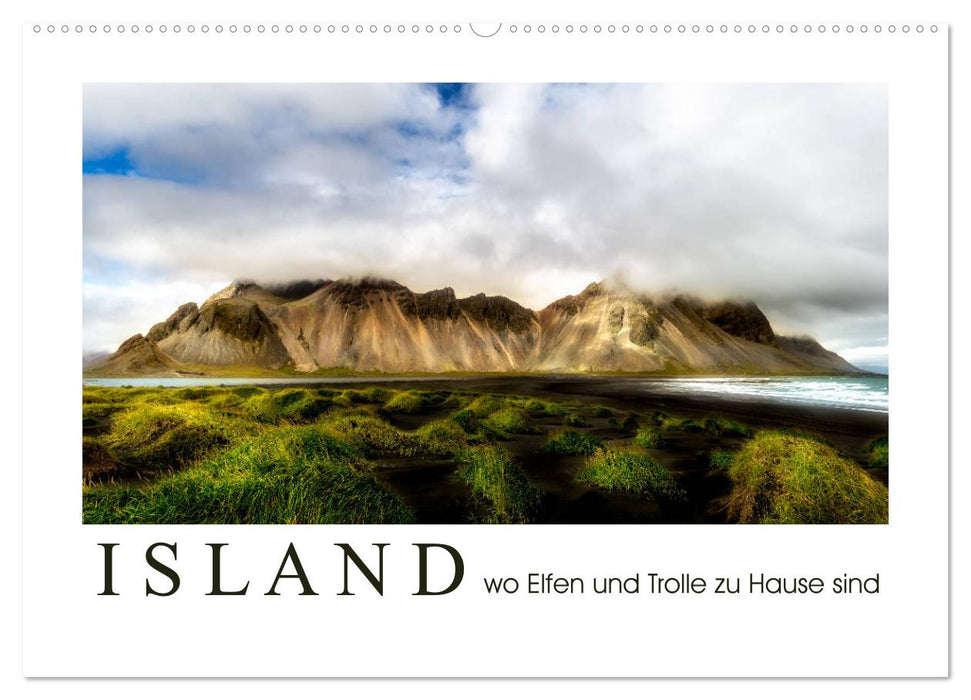 Island wo Elfen und Trolle zuhause sind (CALVENDO Wandkalender 2024)