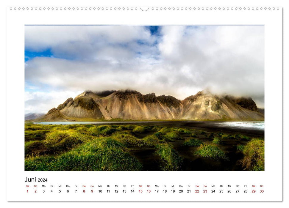 Island wo Elfen und Trolle zuhause sind (CALVENDO Wandkalender 2024)