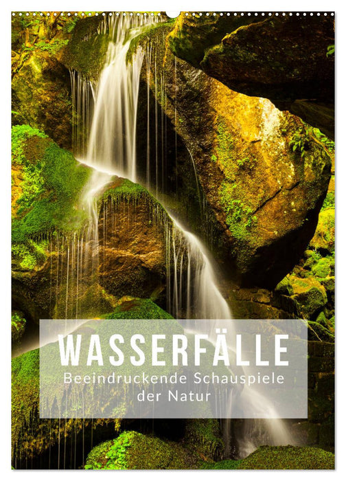 Water falls. Impressive spectacles of nature (CALVENDO wall calendar 2024) 