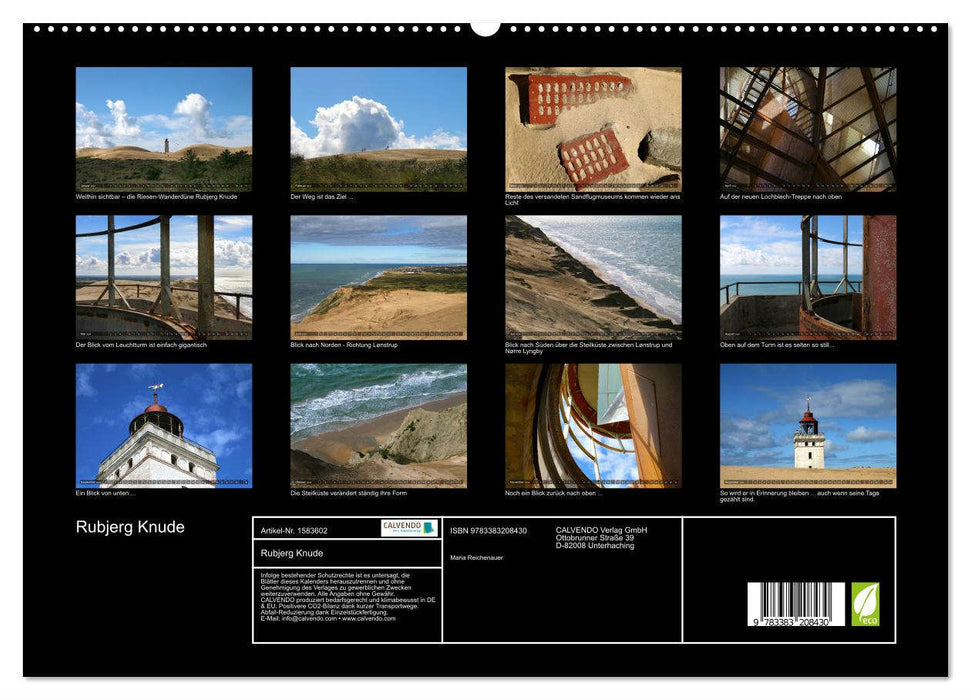 Rudbjerg Knude - Der versandete Leuchtturm (CALVENDO Premium Wandkalender 2024)