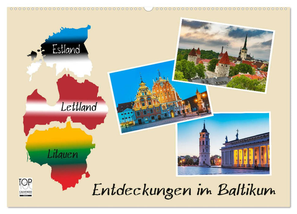 Entdeckungen im Baltikum (CALVENDO Wandkalender 2024)