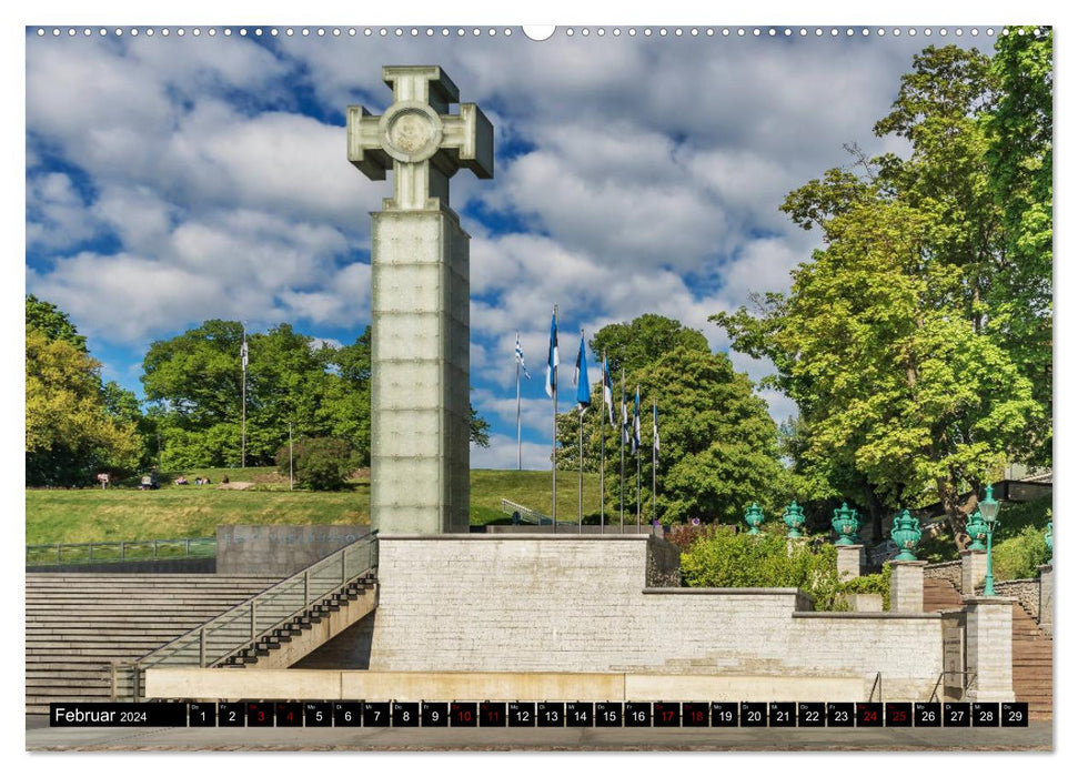 Entdeckungen im Baltikum (CALVENDO Wandkalender 2024)