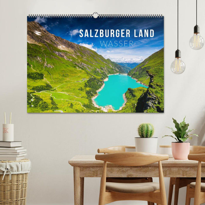 Salzburger Land. Water (CALVENDO wall calendar 2024) 