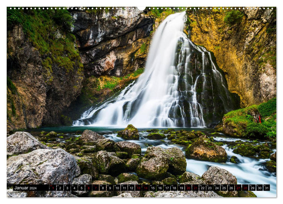 Pays de Salzbourg. Eau (Calendrier mural CALVENDO 2024) 