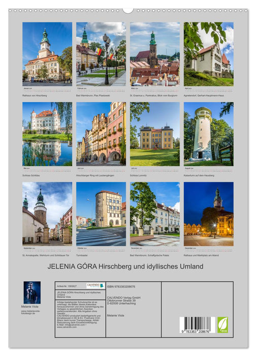 JELENIA GÓRA Hirschberg and idyllic surroundings (CALVENDO Premium Wall Calendar 2024) 