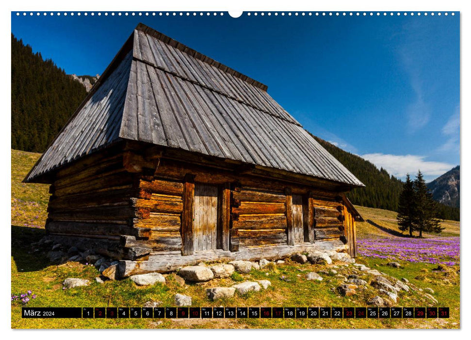 Tatra. Polen und Slowakei (CALVENDO Wandkalender 2024)