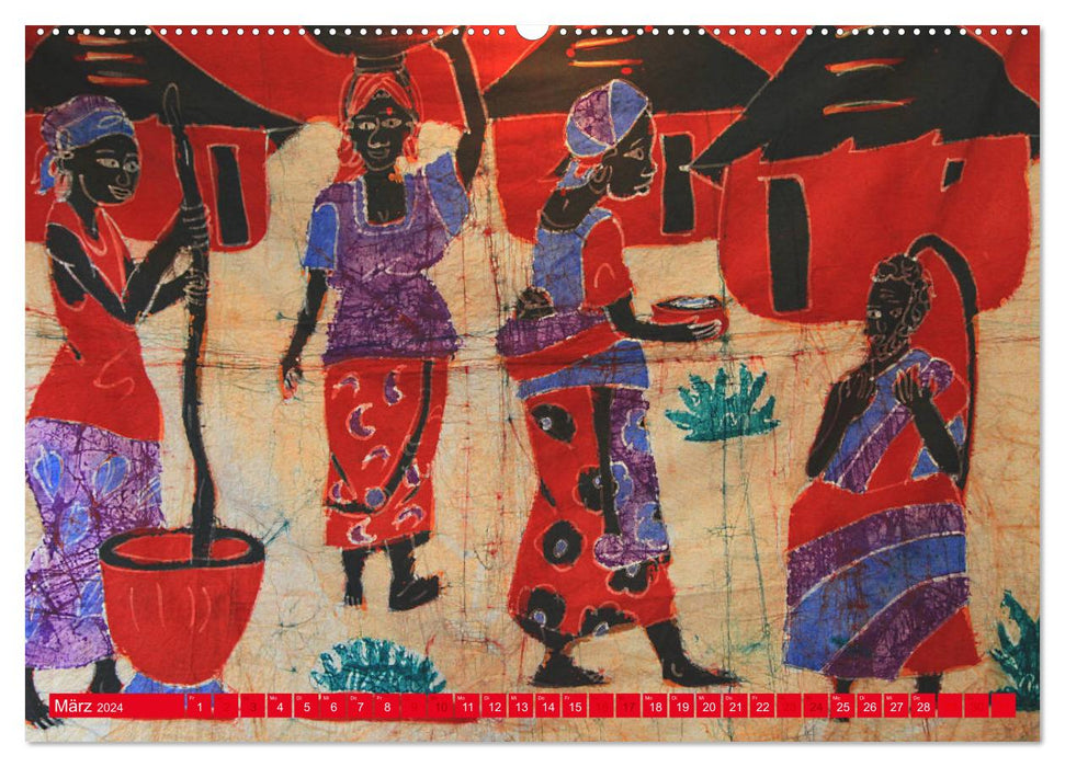 Colorful Africa (CALVENDO Premium Wall Calendar 2024) 