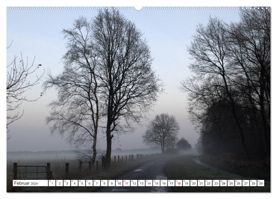 Osterholz-Scharmbeck, impressions de la nature du Teufelsmoor (calendrier mural CALVENDO 2024) 