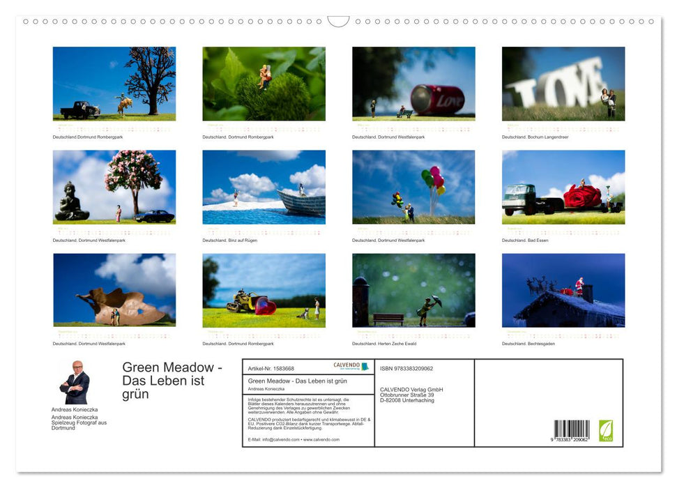 Green Meadow - Life is green (CALVENDO wall calendar 2024) 