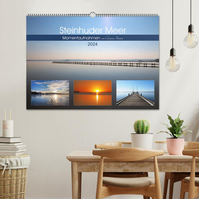 Steinhuder Meer, Momentaufnahmen von Christine Bienert (CALVENDO Wandkalender 2024)