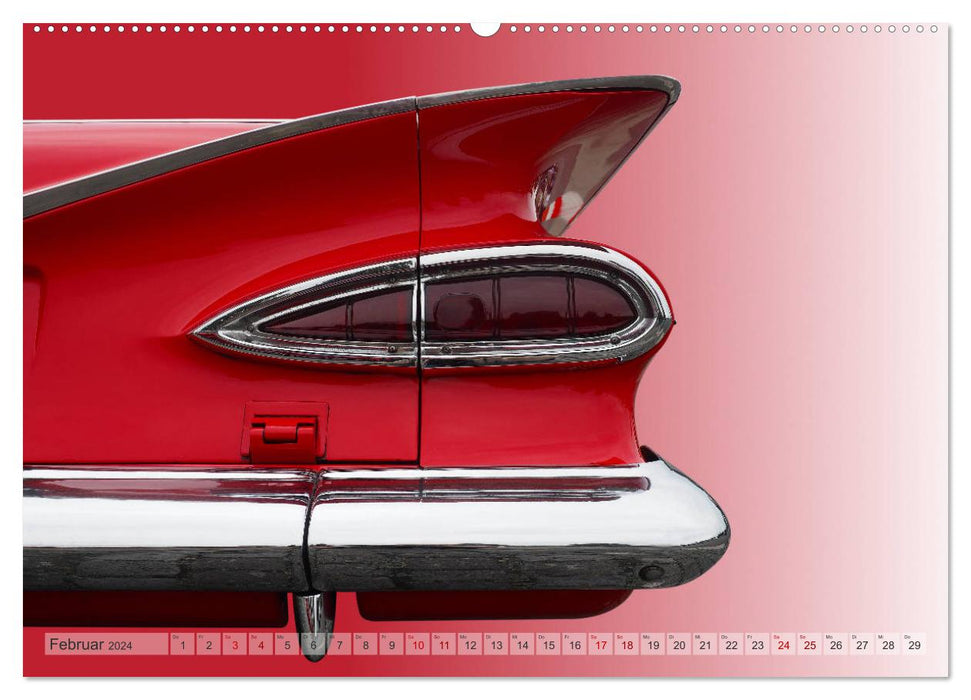 Amerikanische Legenden - Autoklassiker der 50er und 60er Jahre (CALVENDO Premium Wandkalender 2024)