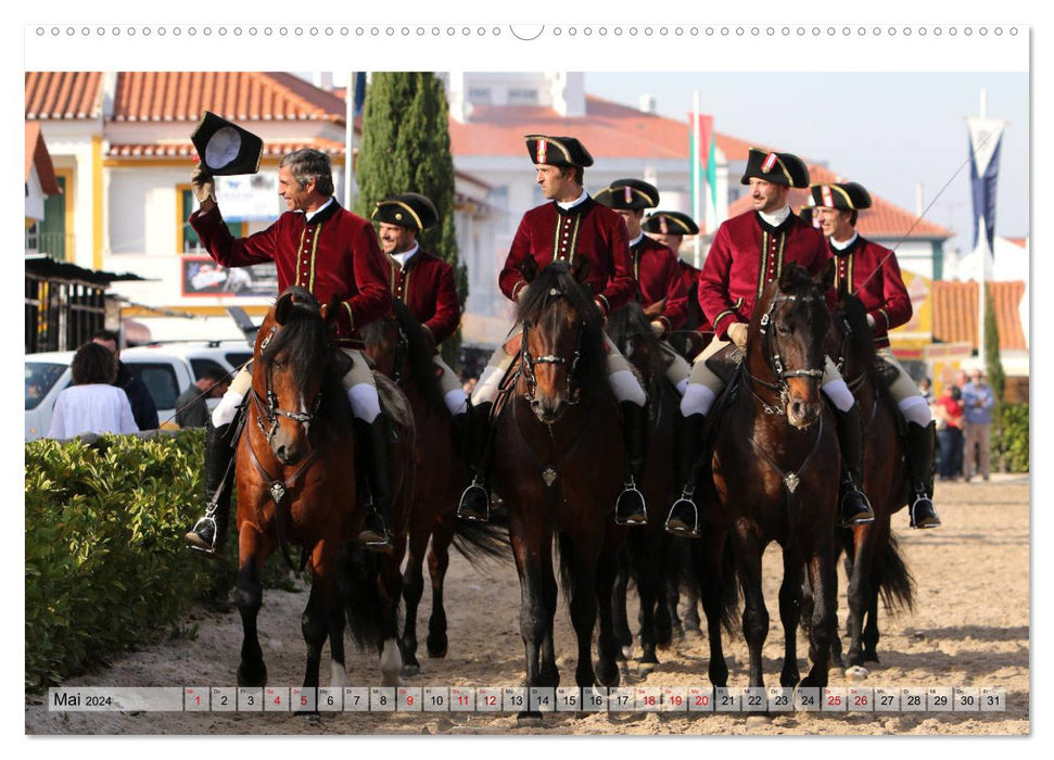 Portugal - Festival du cheval de Golegã (Calvendo Premium Wall Calendar 2024) 