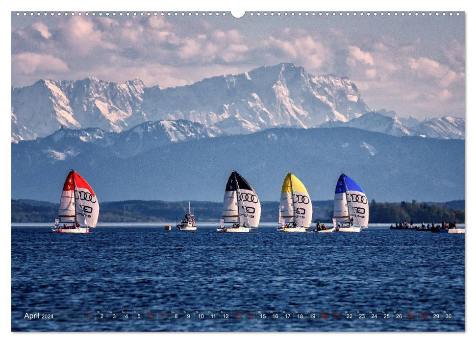 Fünf-Seen-Land (CALVENDO Premium Wandkalender 2024)