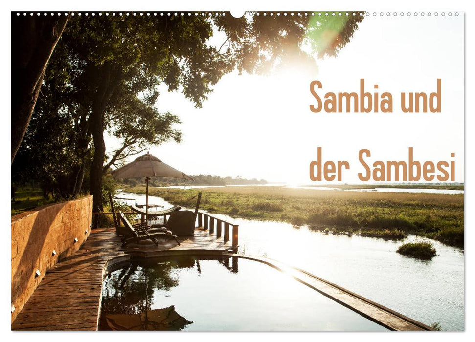 Sambia und der Sambesi (CALVENDO Wandkalender 2024)