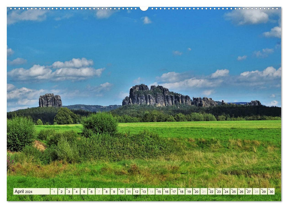 Wandererlebnisse in der Sächsischen Schweiz (CALVENDO Wandkalender 2024)