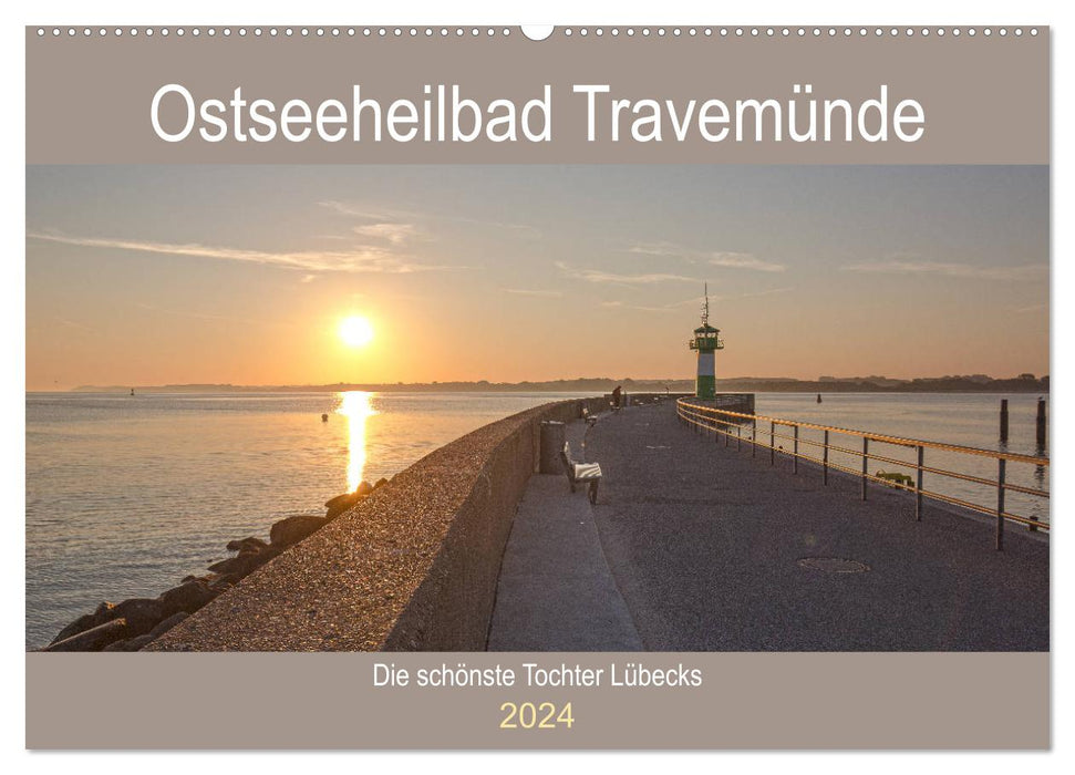 Spa de la mer Baltique Travemünde - La plus belle fille de Lübeck (calendrier mural CALVENDO 2024) 