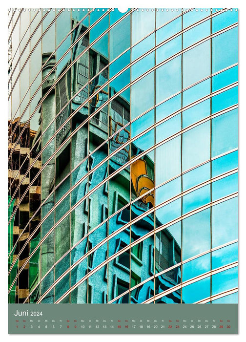 Architektur im Spiegelbild (CALVENDO Wandkalender 2024)