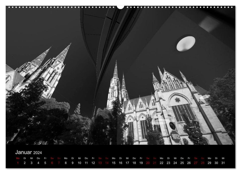 StuttgArt - Impressionen einer Stadt (CALVENDO Premium Wandkalender 2024)