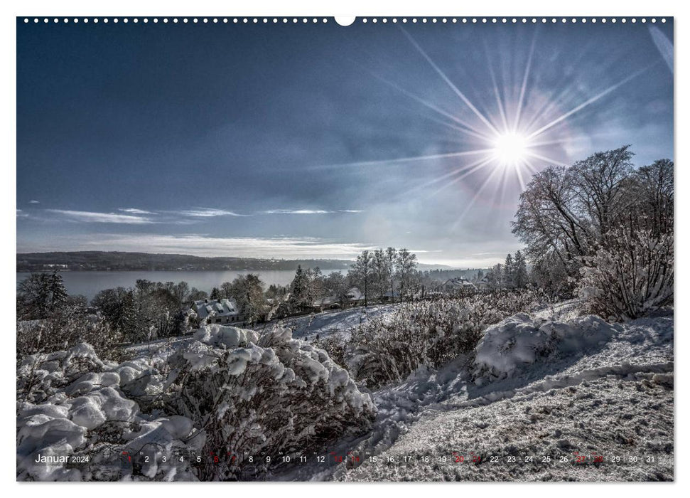 Fünf-Seen-Land (CALVENDO Wandkalender 2024)