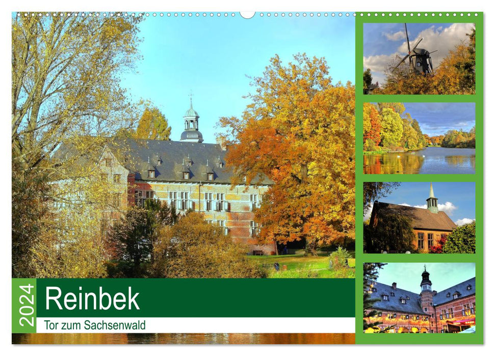 Reinbek, Tor zum Sachsenwald (CALVENDO Wandkalender 2024)