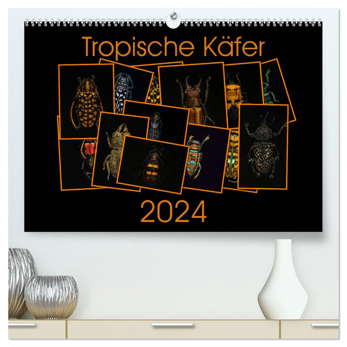 Tropische Käfer (CALVENDO Premium Wandkalender 2024)