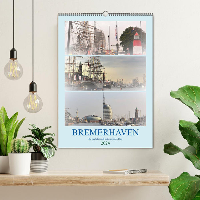 BREMERHAVEN die Seestadt mit maritimen Flair - 2024 (CALVENDO Wandkalender 2024)
