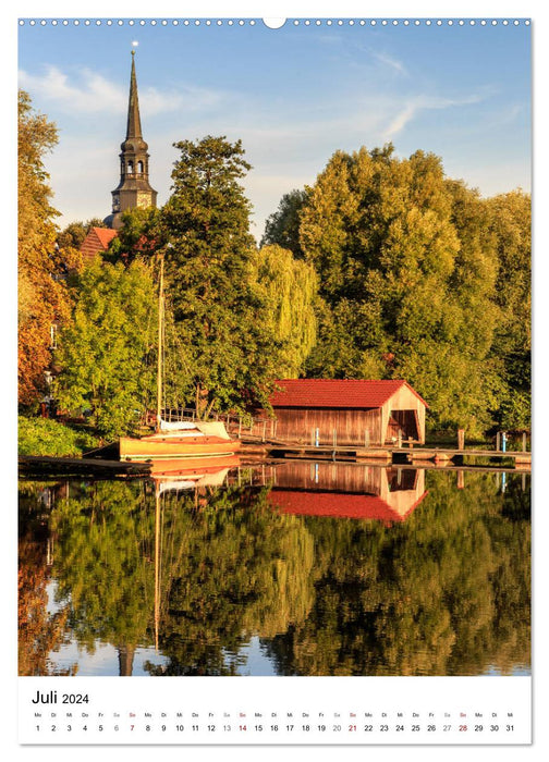 Hansestadt Stade - Historische Stadt an der Elbe (CALVENDO Premium Wandkalender 2024)