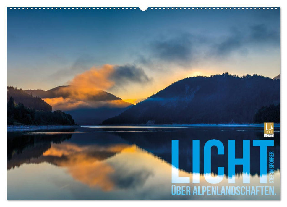 Licht über Alpenlandschaften (CALVENDO Wandkalender 2024)