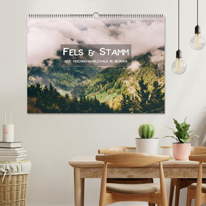 Fels und Stamm - Der Hochschwarzwald in Bildern (CALVENDO Wandkalender 2024)