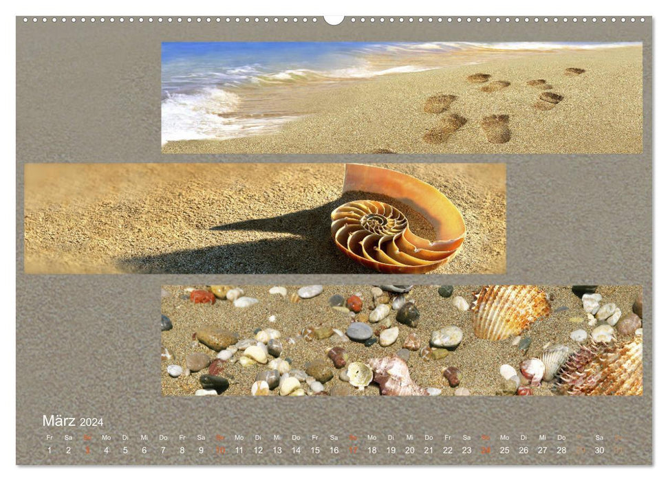 Küstenträume im Panoramablick (CALVENDO Premium Wandkalender 2024)