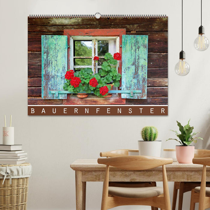 Bauernfenster (CALVENDO Wandkalender 2024)