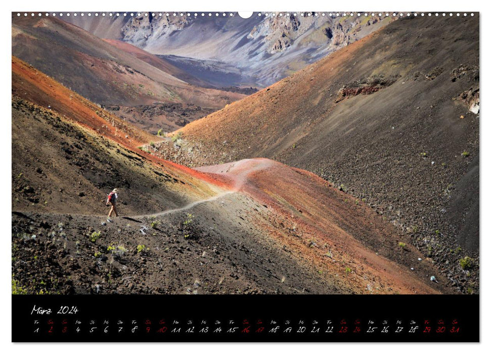 Colors of Hawaii - Farben im Pazifik (CALVENDO Premium Wandkalender 2024)