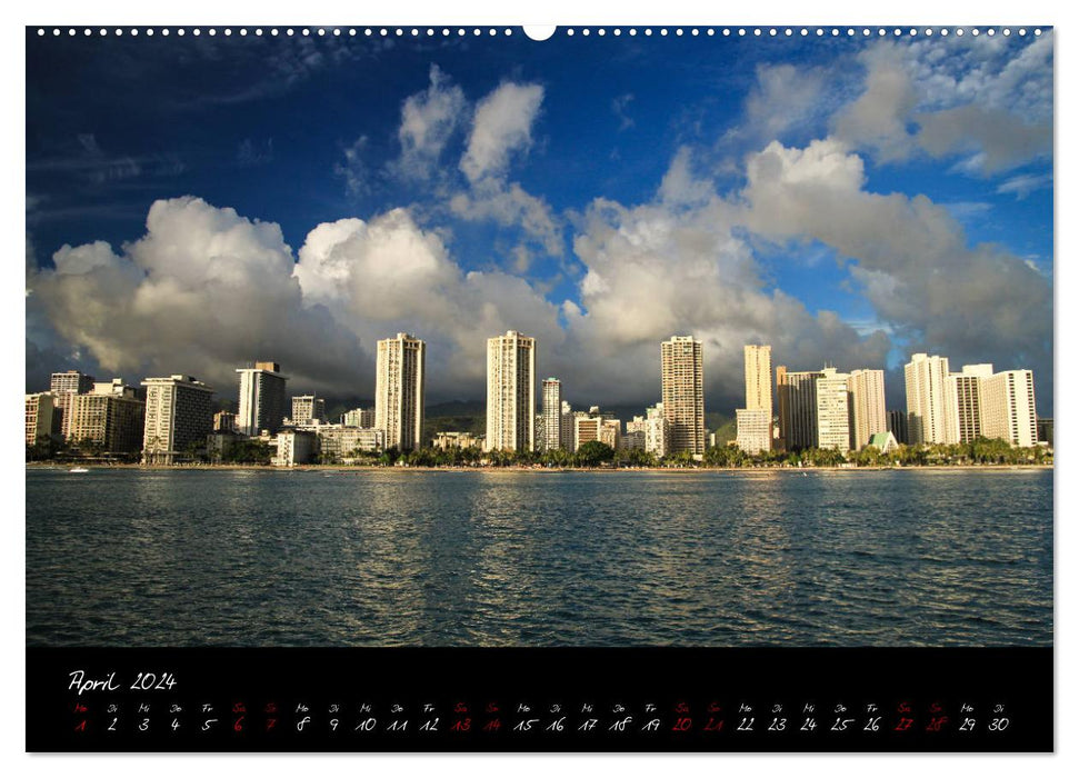 Colors of Hawaii - Farben im Pazifik (CALVENDO Premium Wandkalender 2024)