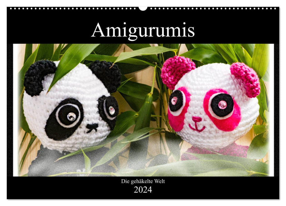 Amigurumi - Die gehäkelte Welt (CALVENDO Wandkalender 2024)