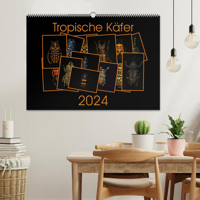 Tropische Käfer (CALVENDO Wandkalender 2024)