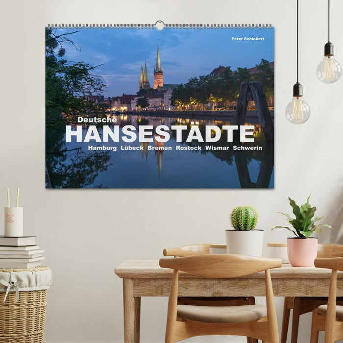 Deutsche Hansestädte (CALVENDO Wandkalender 2024)