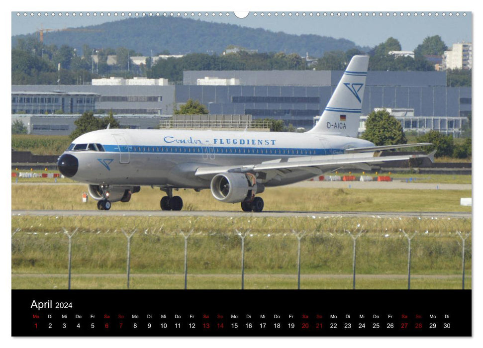Im alten Glanz: Flugzeuge in Retro Livery (CALVENDO Wandkalender 2024)