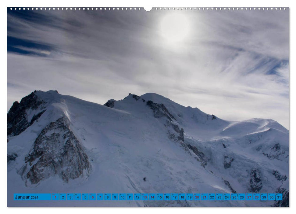 Frankreichs Alpenregionen (CALVENDO Wandkalender 2024)