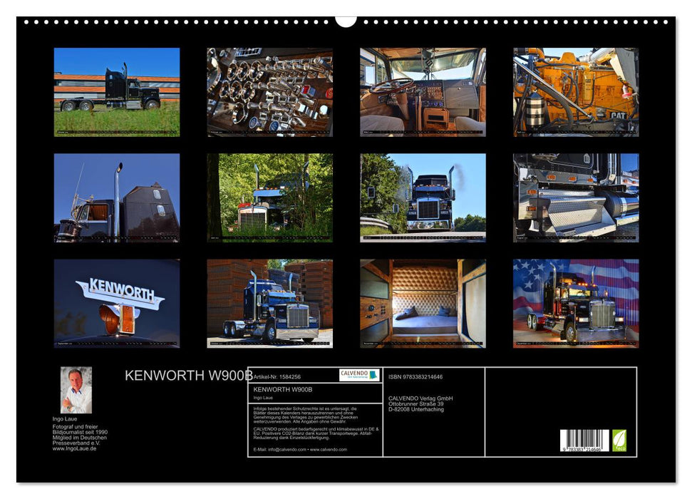 KENWORTH W900B (CALVENDO Wandkalender 2024)