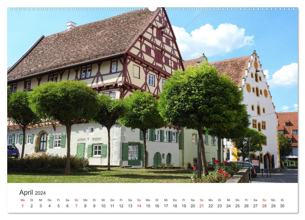 Stroll through the city in beautiful Nördlingen (CALVENDO wall calendar 2024) 