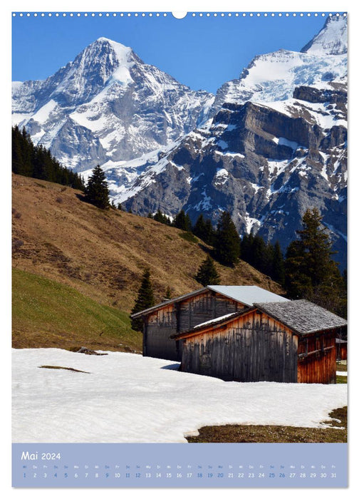 Moments de montagne (Calendrier mural CALVENDO 2024) 